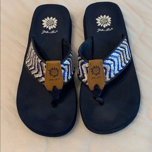 Yellow Box Flip Flops